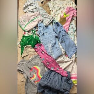 Bundle- Size 5T Baby Girl Cloths Dresses, Shirts, Shorts